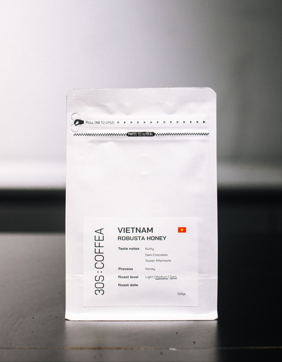 Gói cà phê Vietnam Robusta Honey