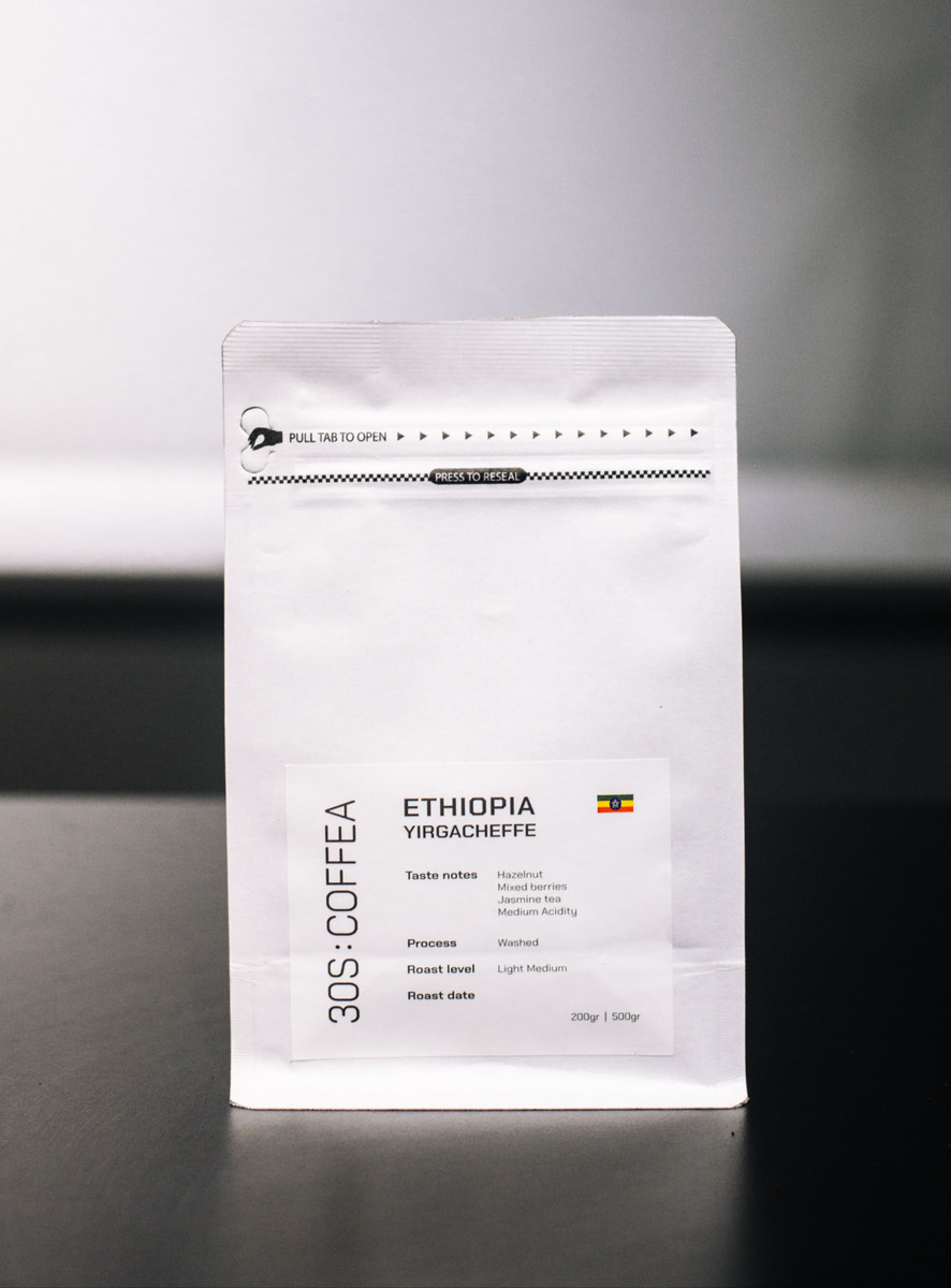 Gói cà phê Ethiopia Yirgacheffe Washed G2