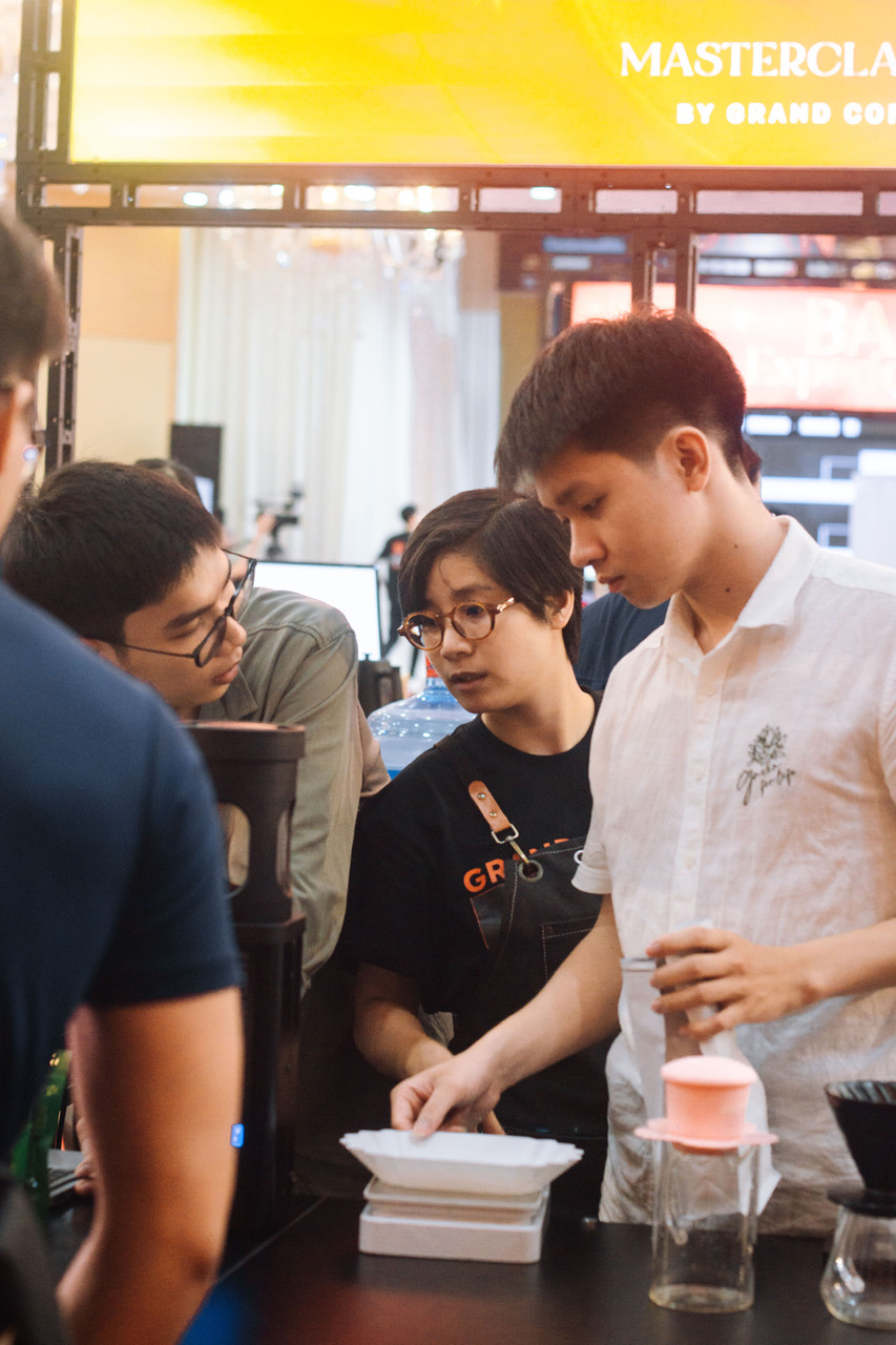 Buổi thực hành pha cà phê